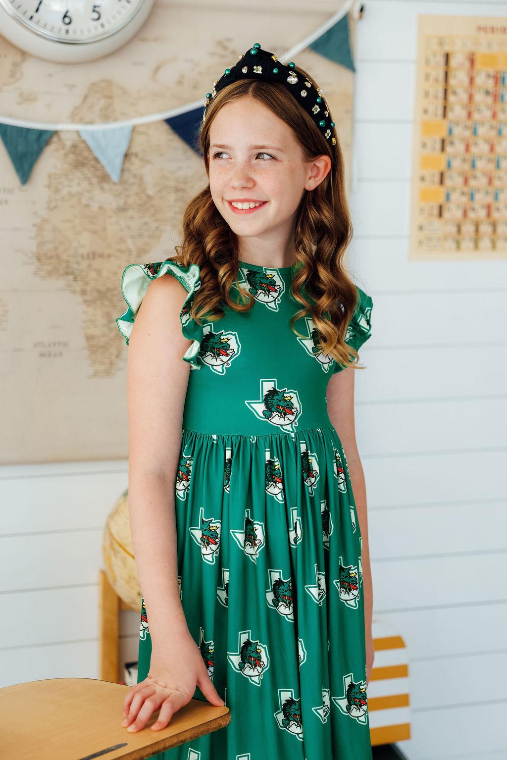Southlake Carroll Dragons Flutter Twirl Dress