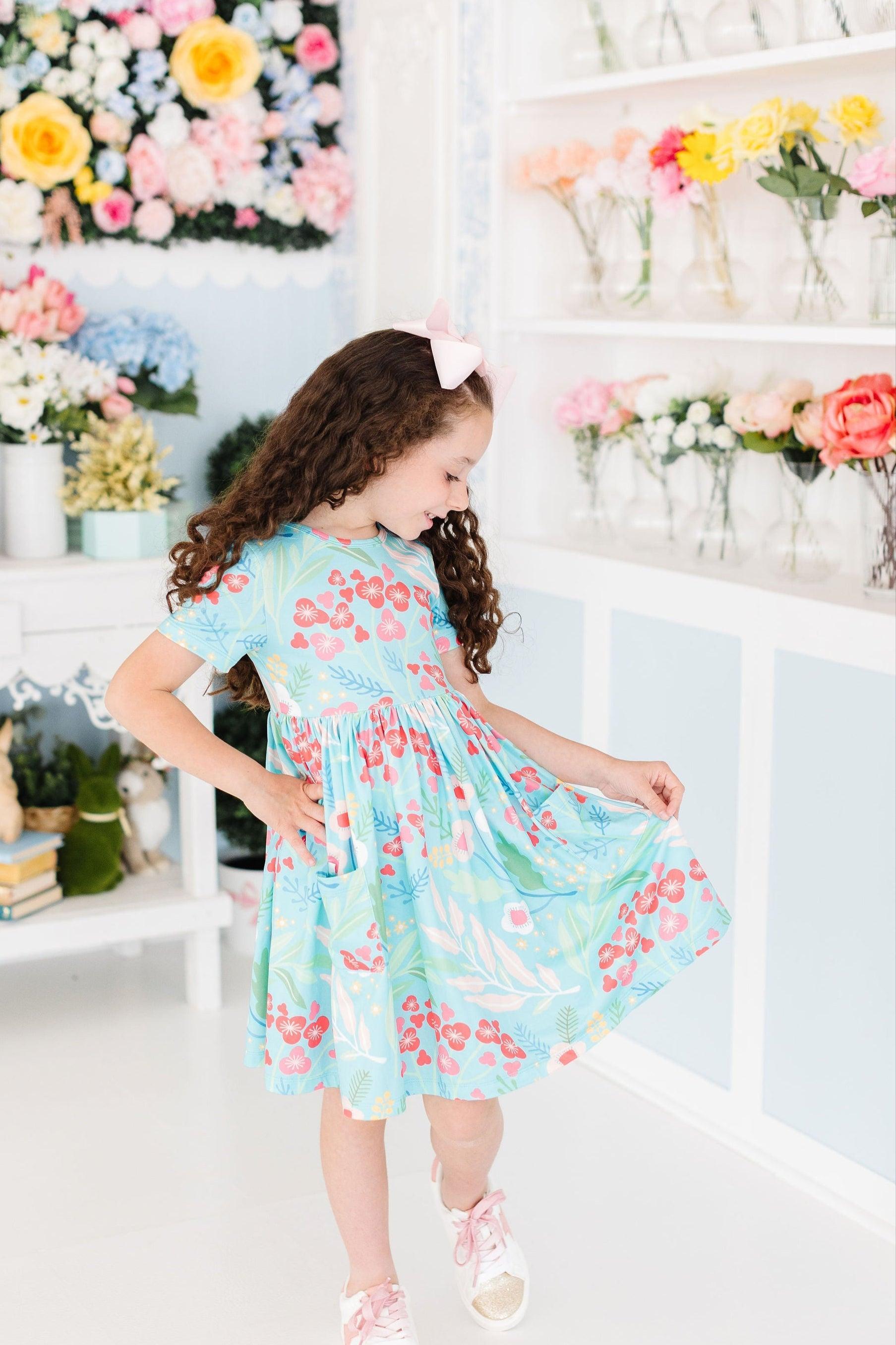 SALE Spring Breeze S/S Pocket Twirl Dress