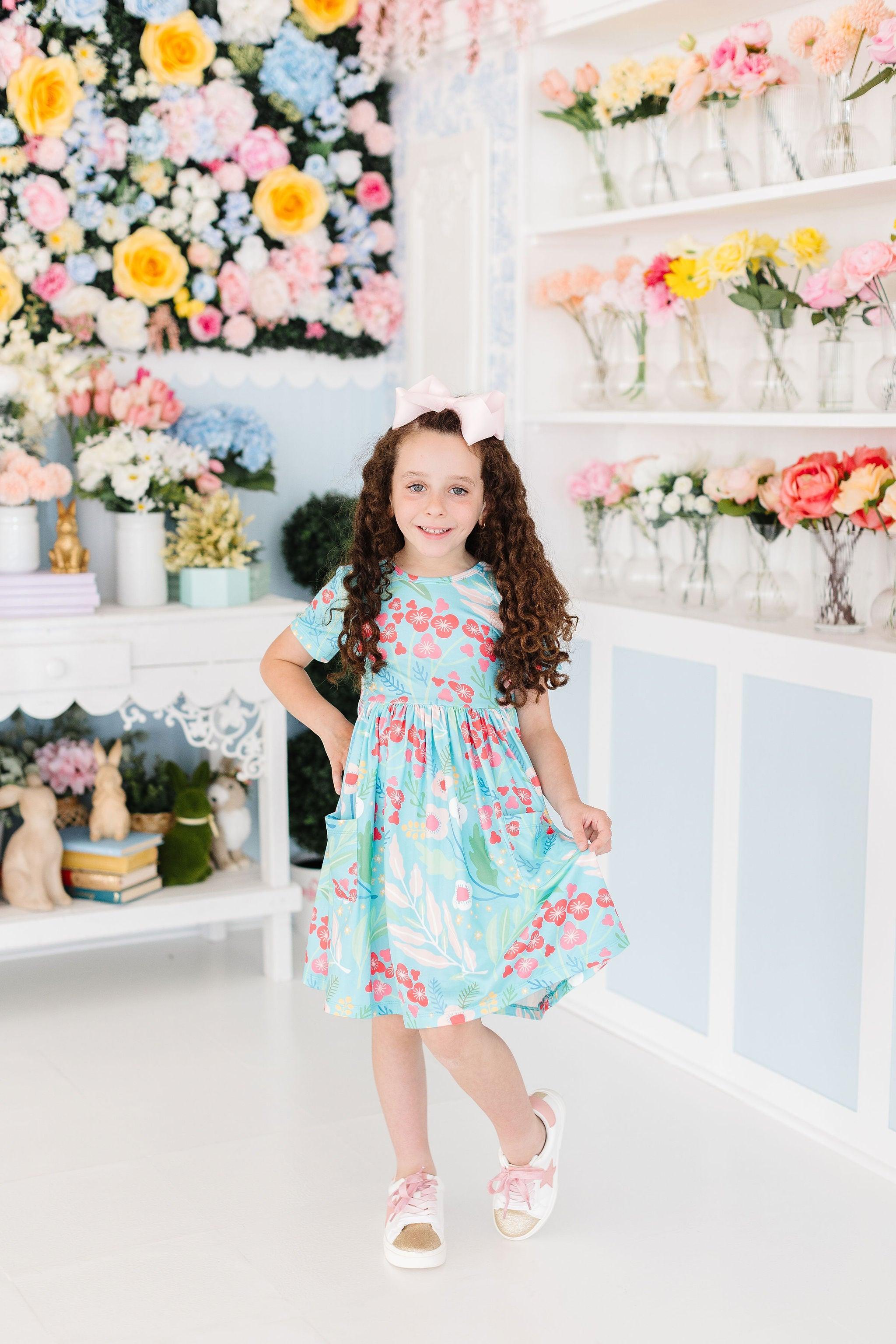 SALE Spring Breeze S/S Pocket Twirl Dress