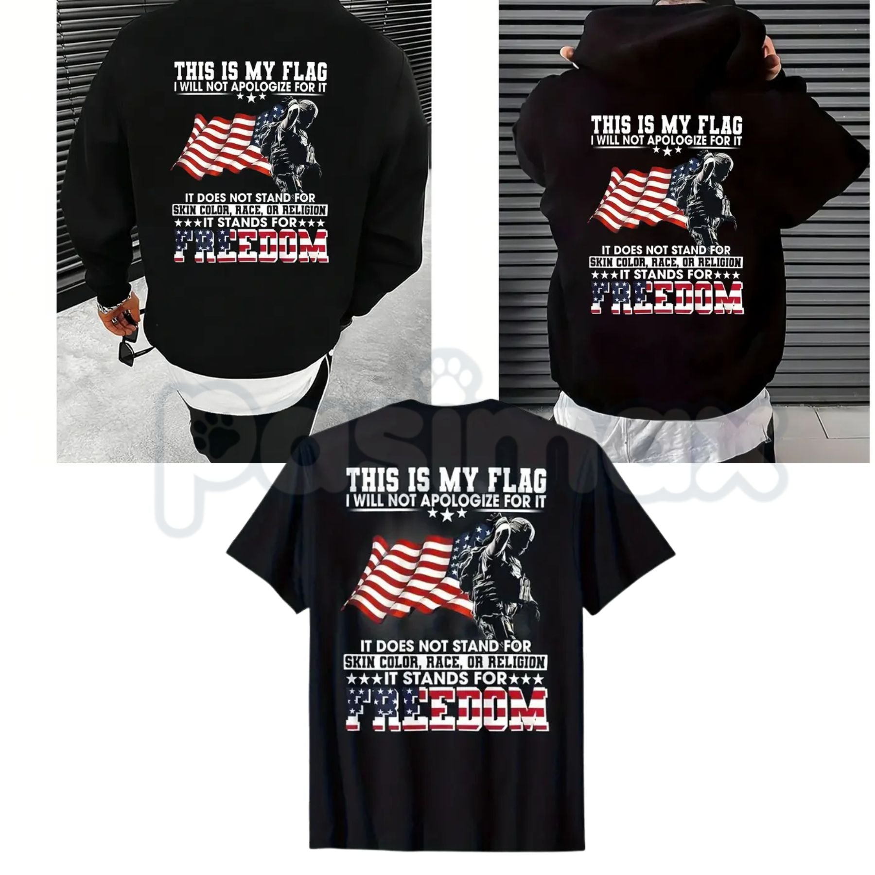 Stand for Freedom Shirt – Bold Slogan Graphic Hoodie & Casual Regular Fit Liberty Sweatshirt