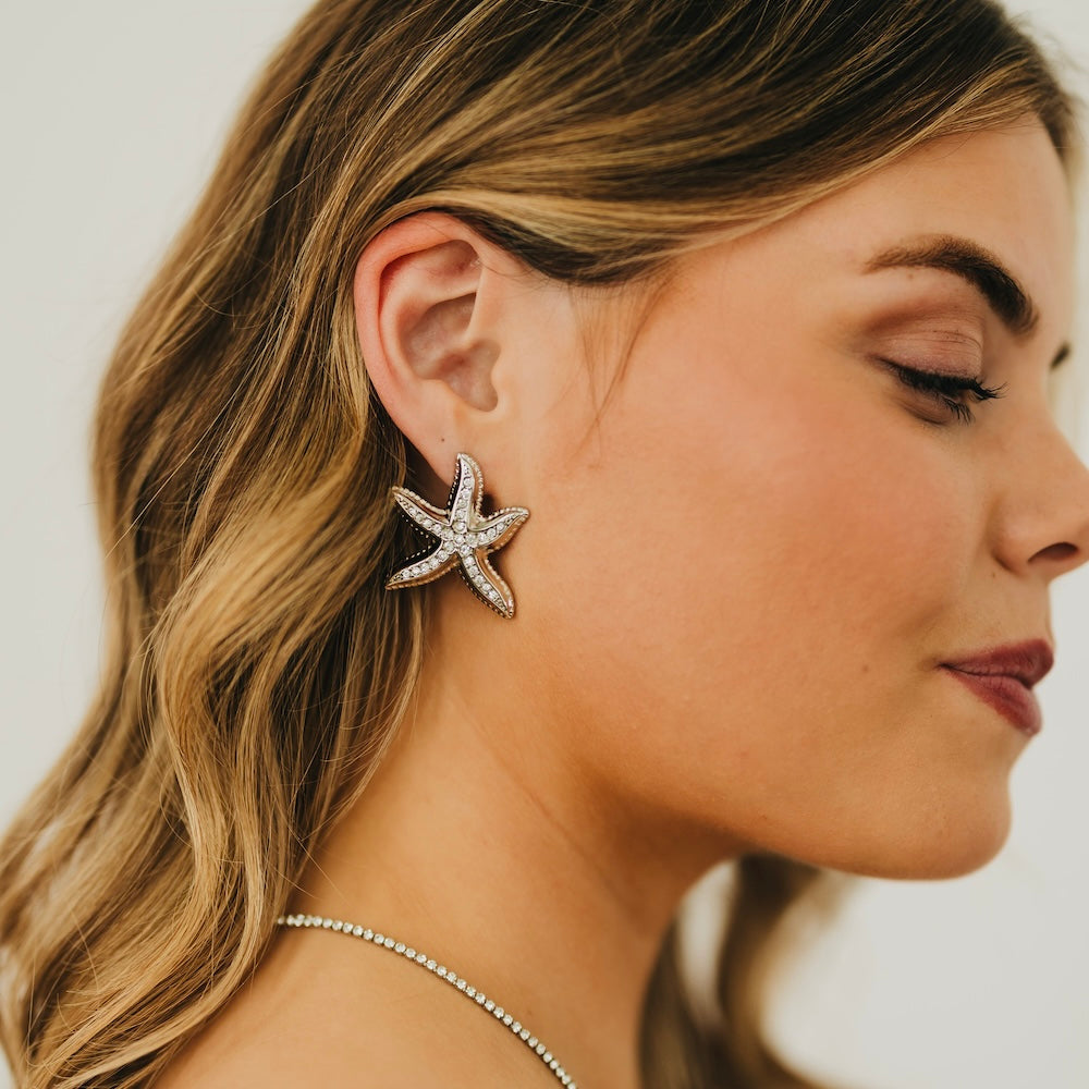 Starfish Earrings - WATERPROOF