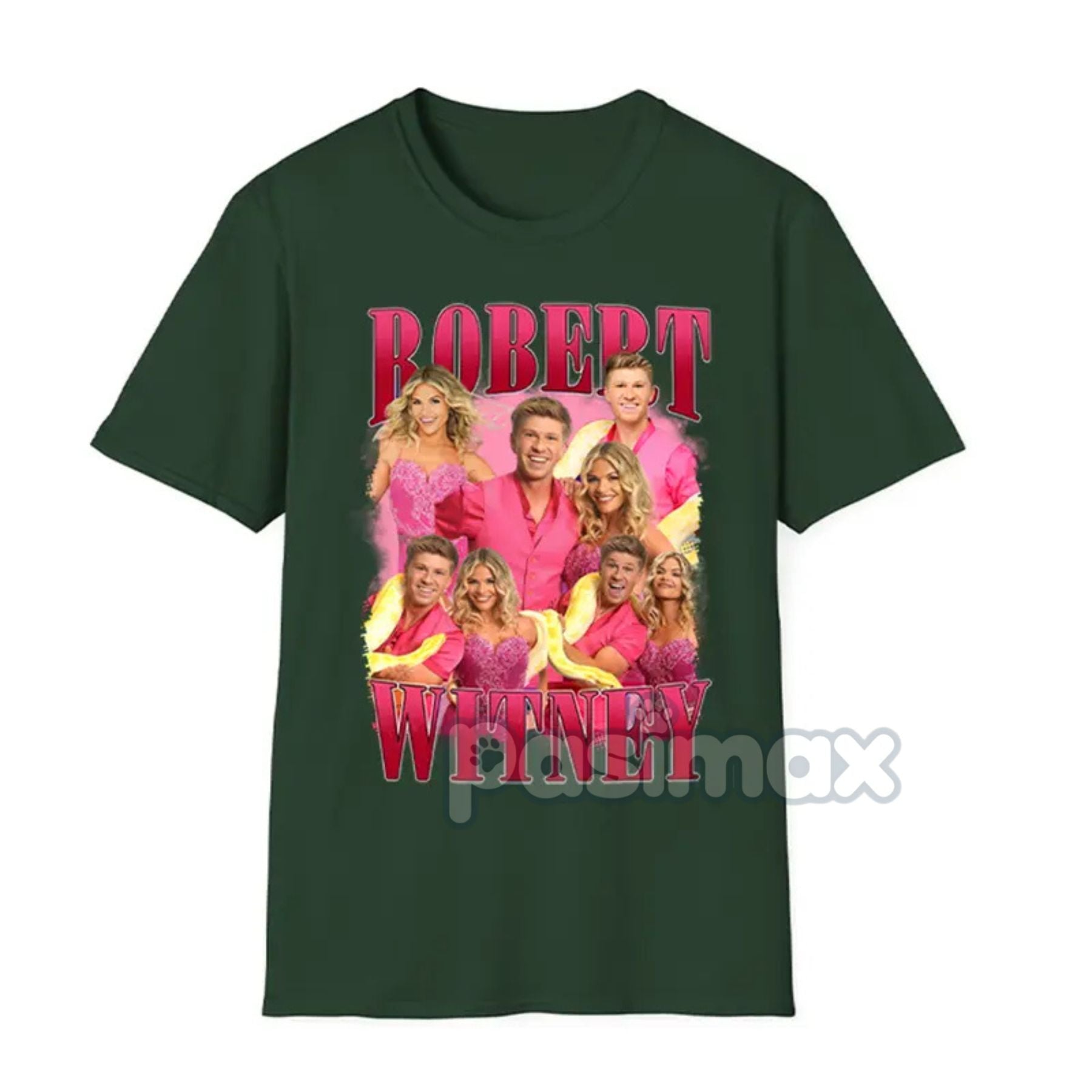 "Stars on Stage" Pink Dance T-Shirt - Retro Dance Tour Style, Fan Apparel