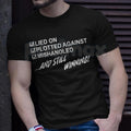 "Still Winning" Resilience T-Shirt - Lied On Plotted Against Mishandled Graphic Tee, Inspirational Survival Quote Shirt, Motivational Hustle Apparel, Premium Heavyweight Unisex Success Top, Overcomer Statement Shirt
