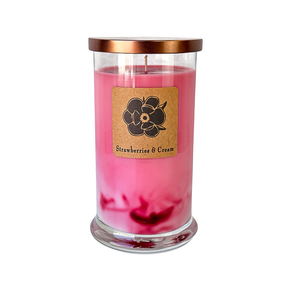 Strawberries & Cream 18oz Soy Candle