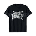 "Support Your Local Library" Book Lovers T-Shirt – Retro Literary Aesthetic Graphic Tee, Premium 100% Cotton Librarian Style Top, Soft Lived-In Heavyweight Bibliophile Statement Shirt, Made in USA