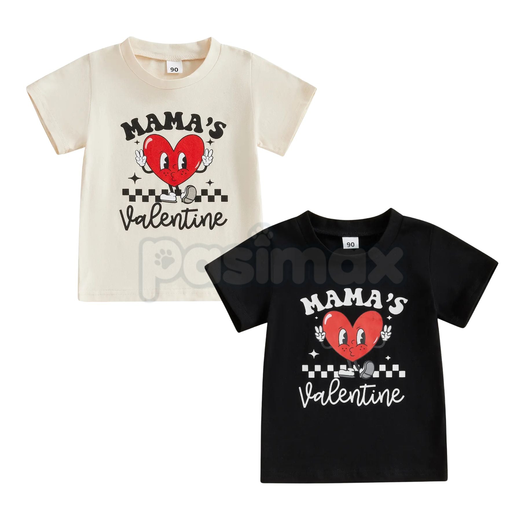 TheFound Baby Boy & Girl Valentine's Day Outfit - Infant & Toddler Heart Letters Graphic Tee, Kids Valentine’s Day T-Shirt, Cute Toddler Holiday Streetwear Tops