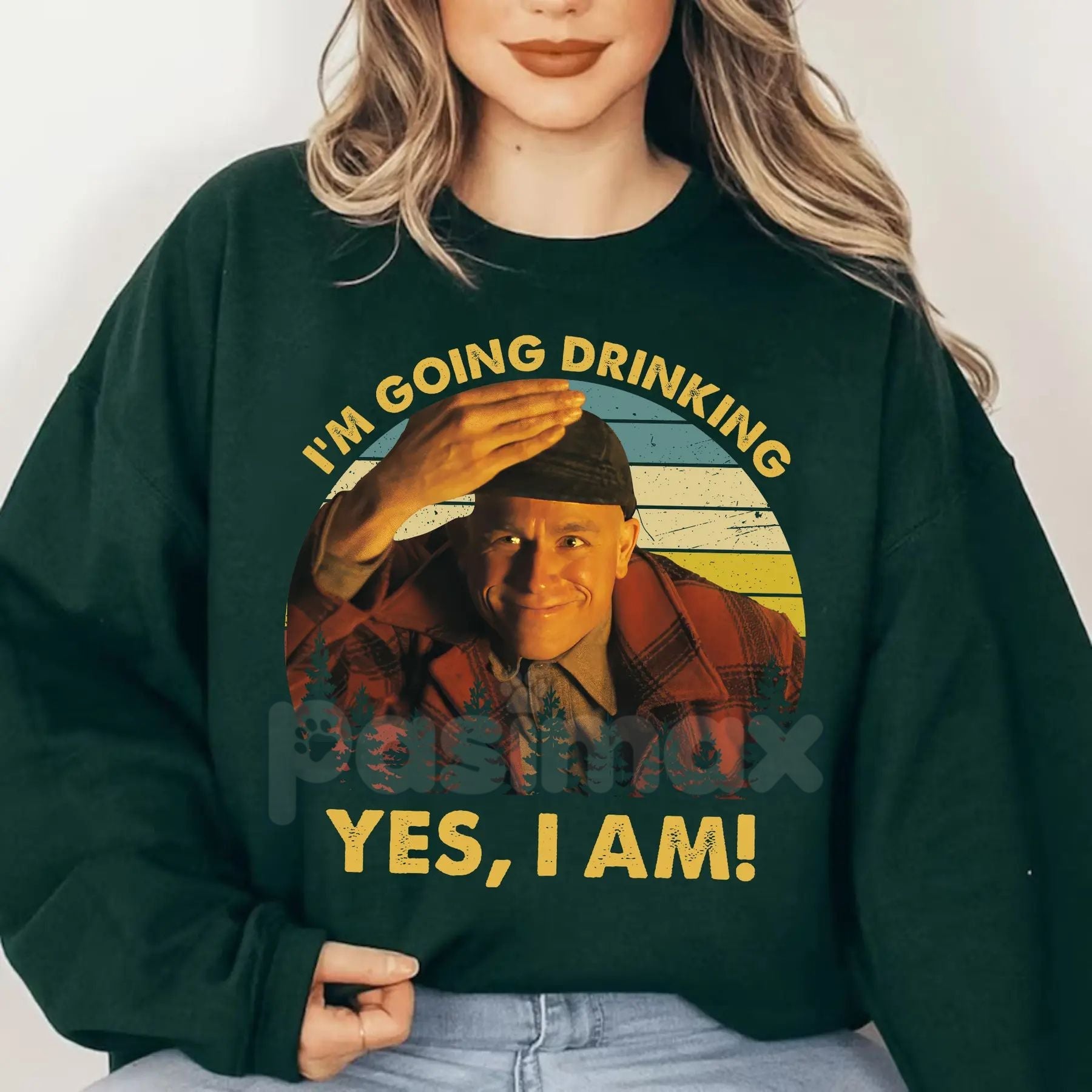 The Plainfield Tavern Tour: "I'm Going Drinking Ed Gein" Sweatshirt – Dark Humor