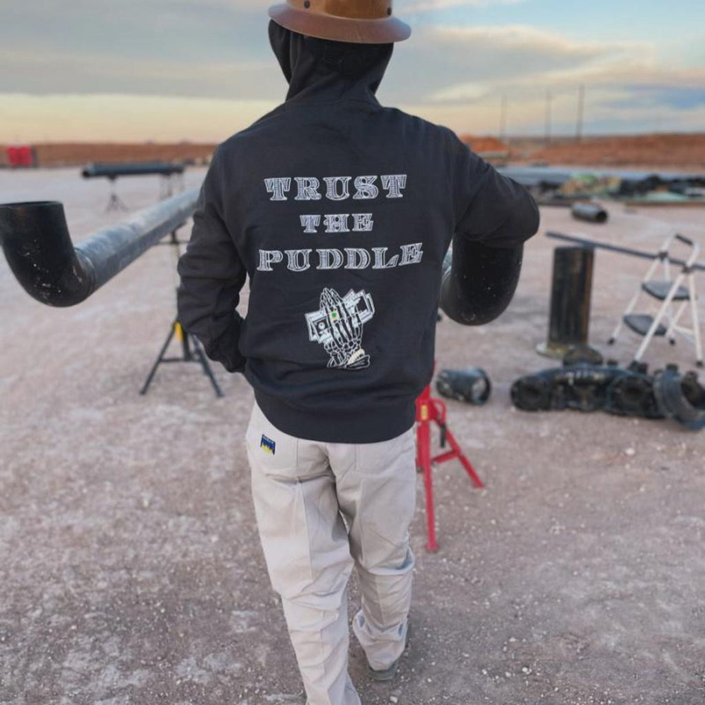"Trust The Puddle" Hoodie - Unisex Cozy Pullover, Inspirational & Unique Apparel