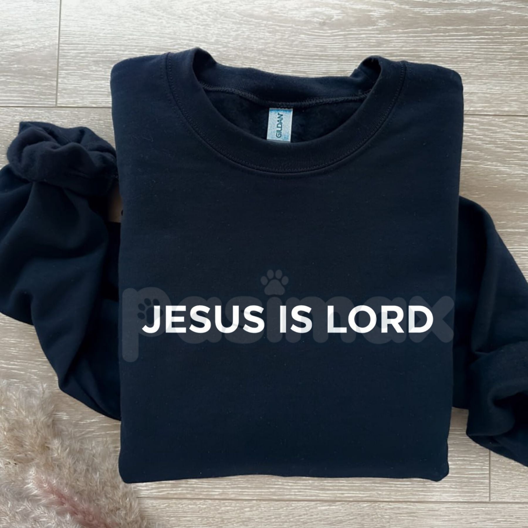 Unisex JESUS IS LORD Sweatshirt | Christian Faith Statement Jumper | Religious Scripture Apparel | Spiritual Gift Crewneck