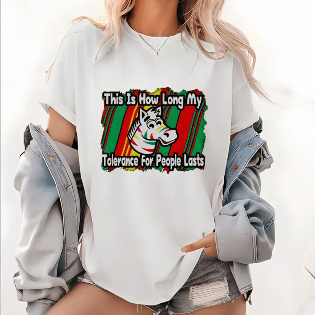 Unisex Tolerance Tee - Funny Humorous T-Shirt, Printed in the USA Social Commentary Apparel