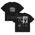 Uziii Double-Sided Heavy Cotton Graphic Tee - Premium Tactical Streetwear Shirt, Bold Urban Graphic Apparel, Heavyweight Double-Print Hypebeast Tee