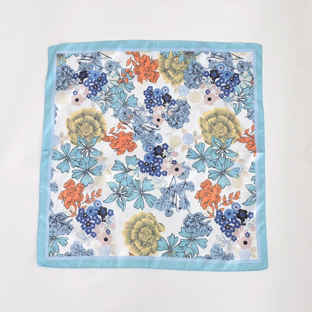 Vera Floral Square Scarf