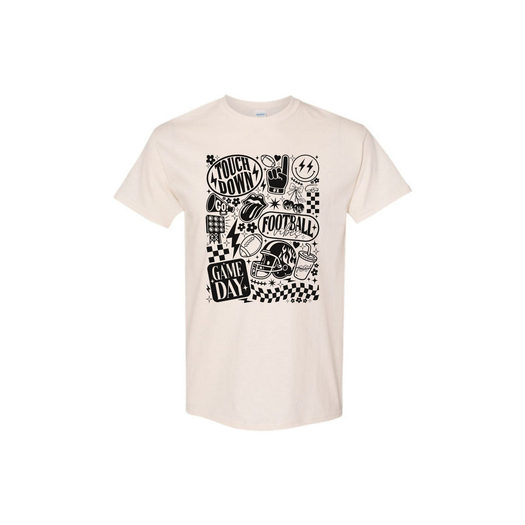 Vintage Football Shirt - Retro Game Day Sports Tee, Classic Fan Apparel