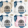 Your Little Ray Of Sarcastic Sunshine Sweatshirt | Funny Sassy Quote Crewneck | Retro Sun Graphic Pullover | Witty Sarcastic Shirt for Women | Sassy Aesthetic Jumper | Irony Inspired Streetwear Top