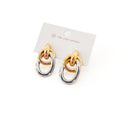 Adelle Two Tone Earrings