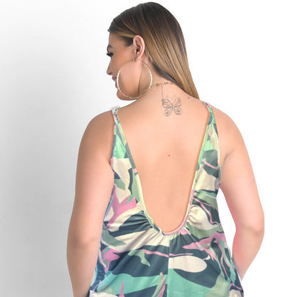 2XL Green Cami Romper