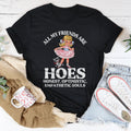 Best Friend Gift Crewneck Tee – "All My Friends Are HOES Honest Optimistic Empathetic Souls"