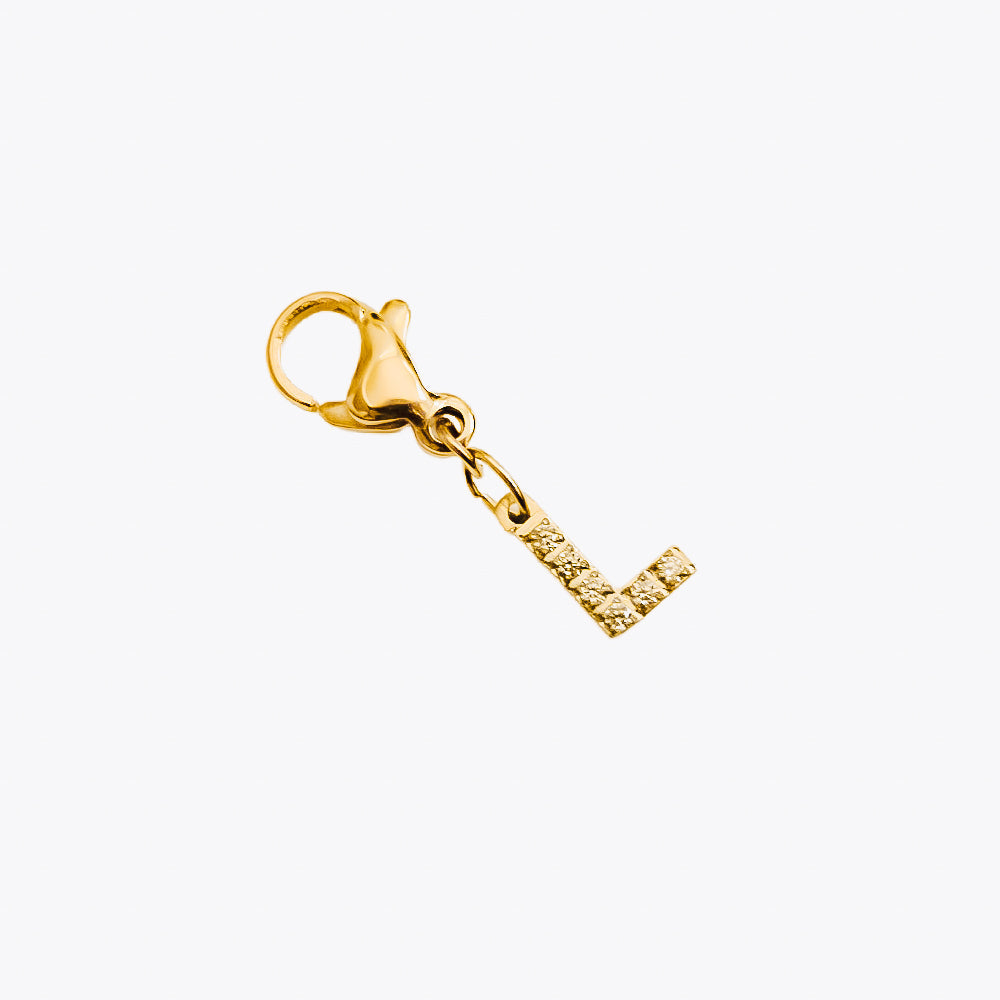 Bundled Initials Charm Bar Chanelle Charms - WATERPROOF