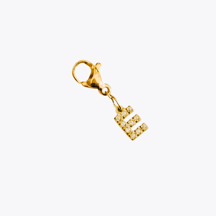 Bundled Initials Charm Bar Chanelle Charms - WATERPROOF