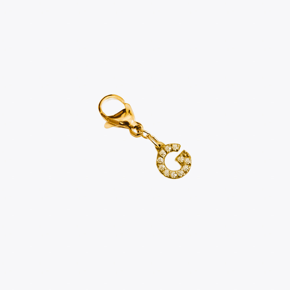 Bundled Initials Charm Bar Chanelle Charms - WATERPROOF