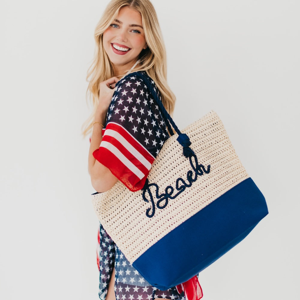 American Women USA Flag Kimono