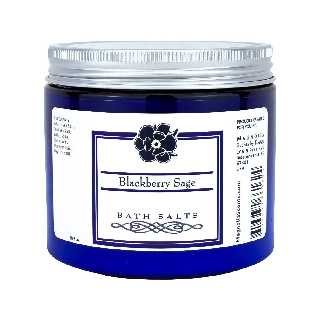 Blackberry Sage 16oz Bath Salts