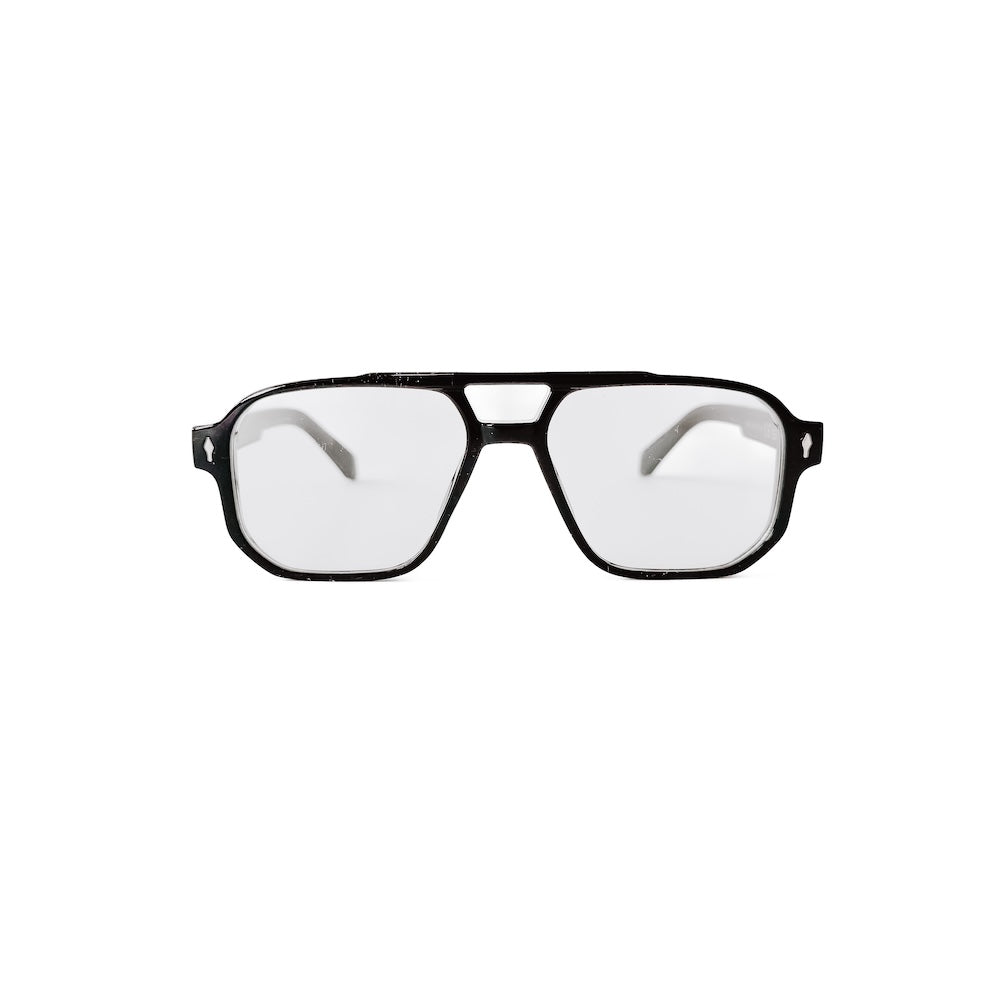 Black Retro Blue Light Glasses