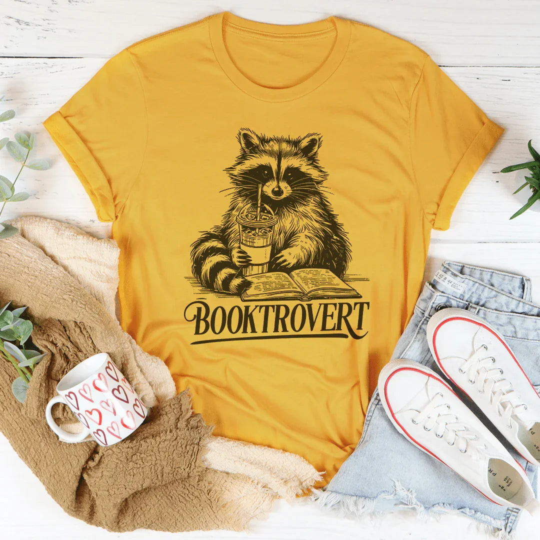 Introvert Reader Humor Top – "Booktrovert" Definition Graphic T-Shirt