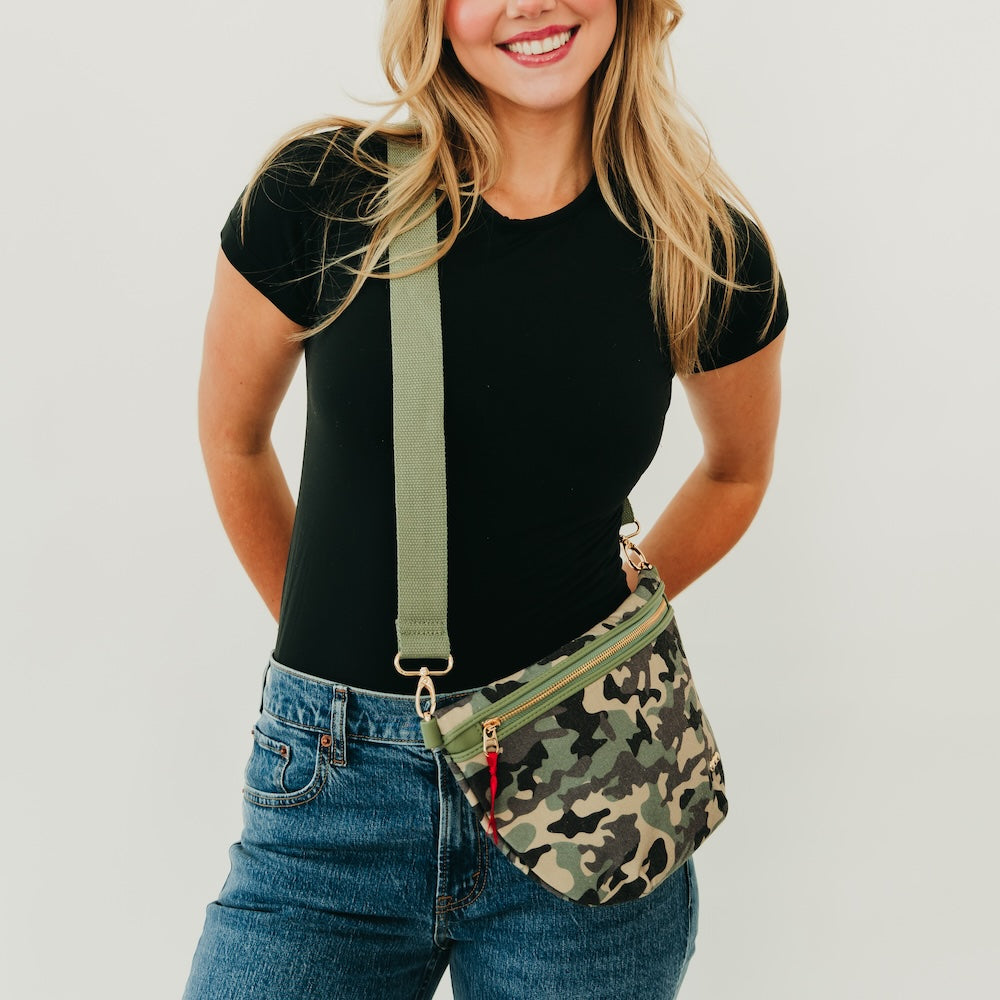 Callahan Canvas Printed Bum Bag