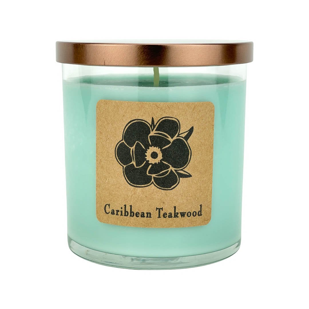 Caribbean Teakwood 10oz Soy Candle
