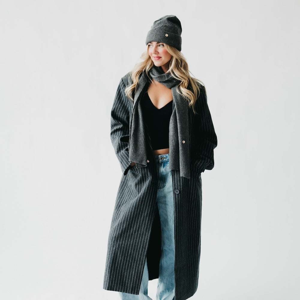 Cassidy Cashmere Wrap and Beanie Duo