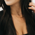 Charleston Chain Layered Necklace - WATERPROOF