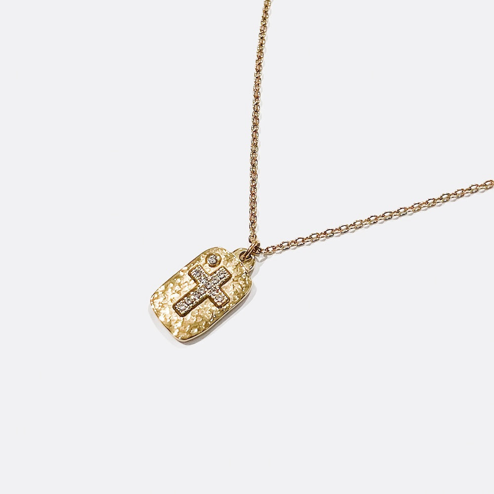 Cecilia Cross Pendant Necklace WATERPROOF