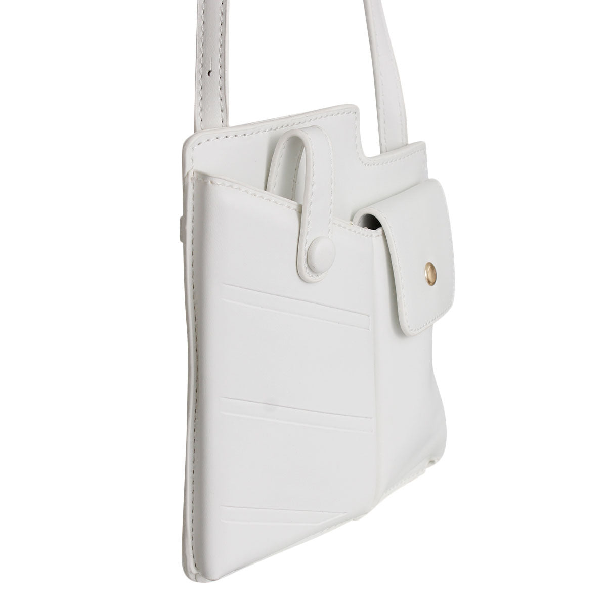 White Mobile Phone Crossbody