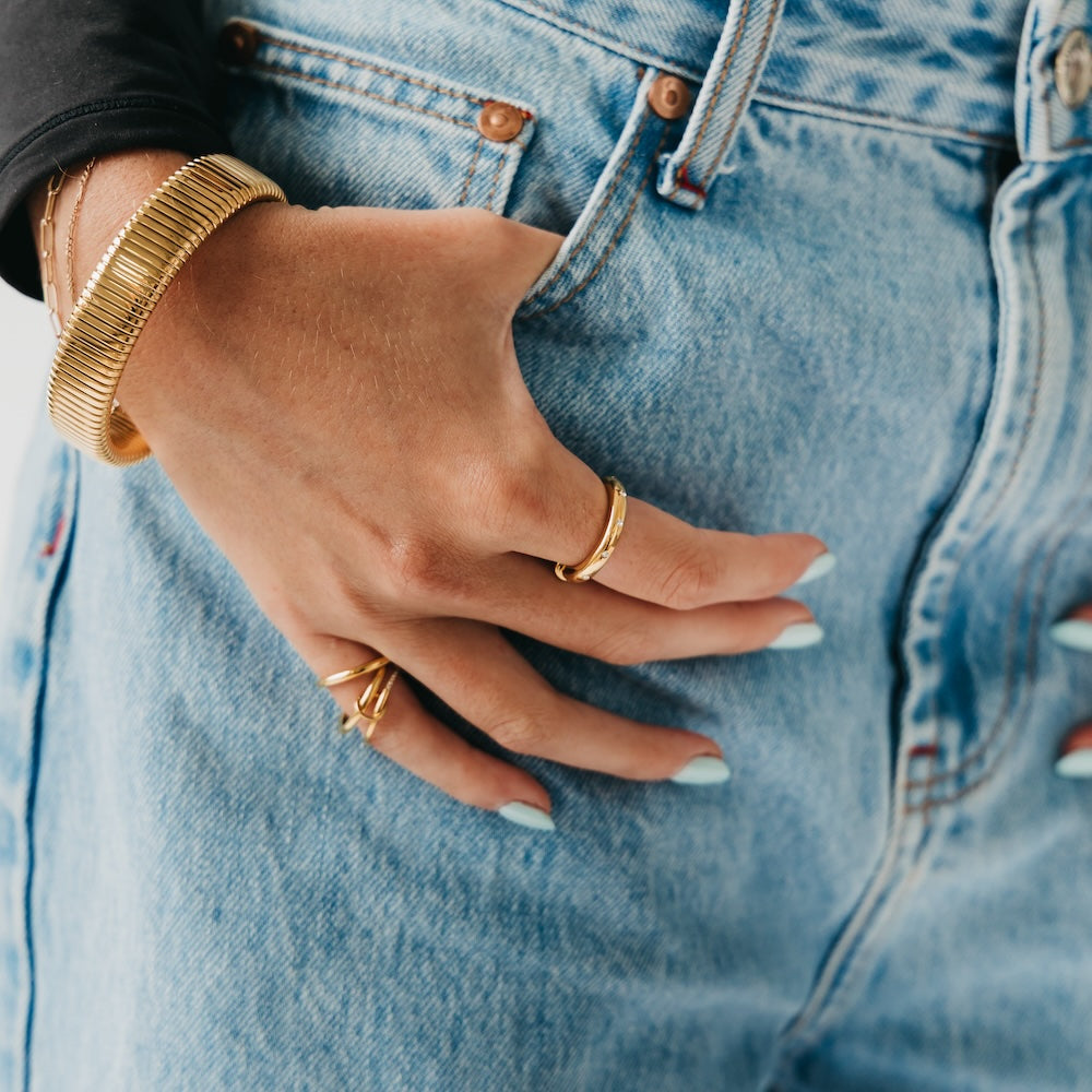 Diamond Studded Ring - WATERPROOF