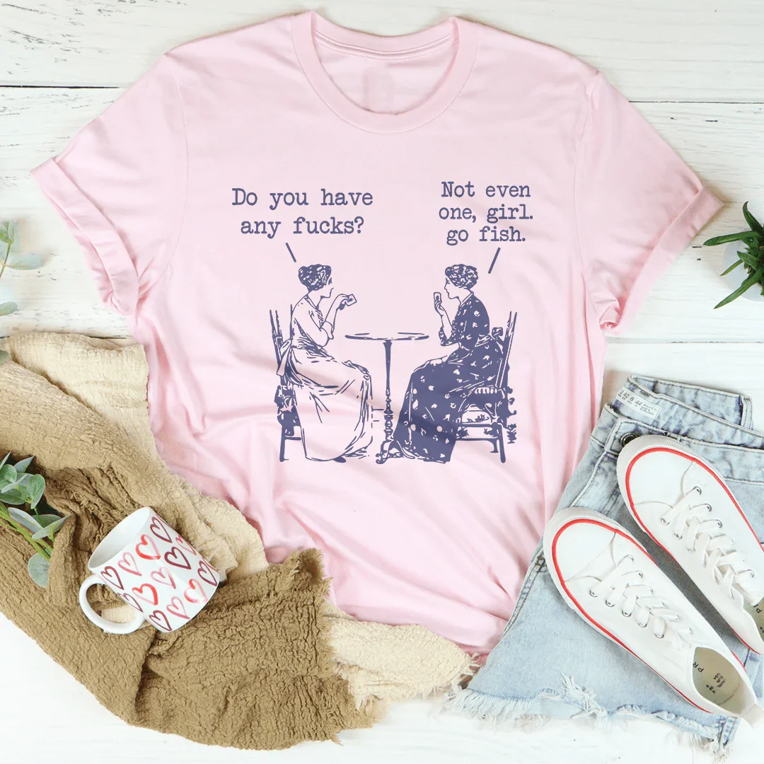 Sarcastic Game Pun Shirt – "Girl Go Fish" Graphic T-Shirt