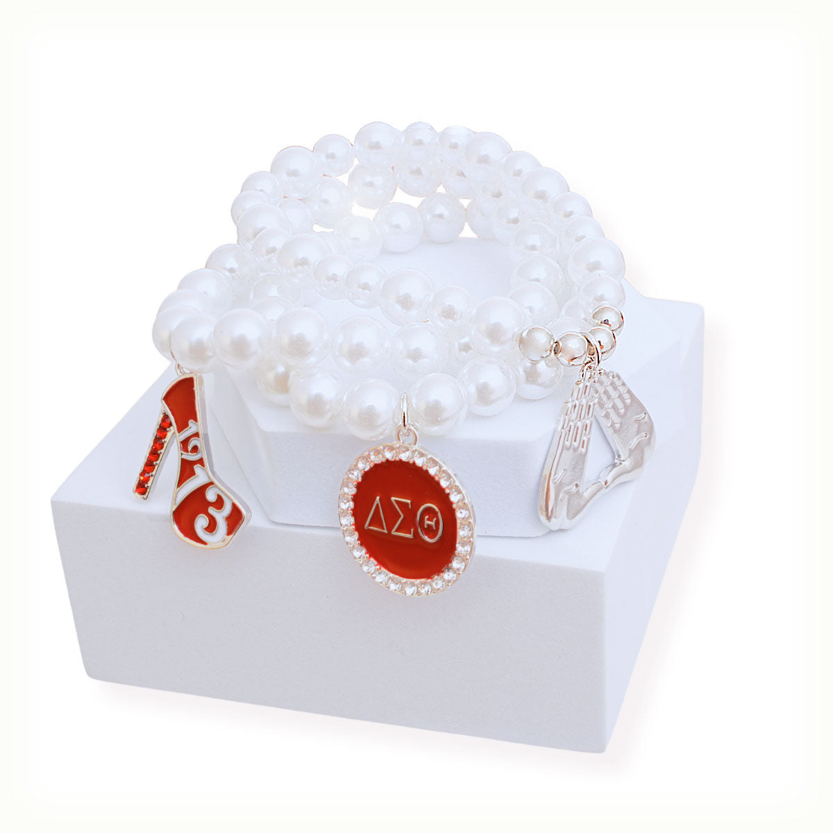 White Pearl DST Charm Trio Set