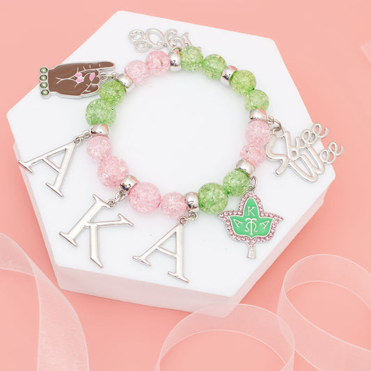 AKA SKEE WEE Bead Charm Bracelet