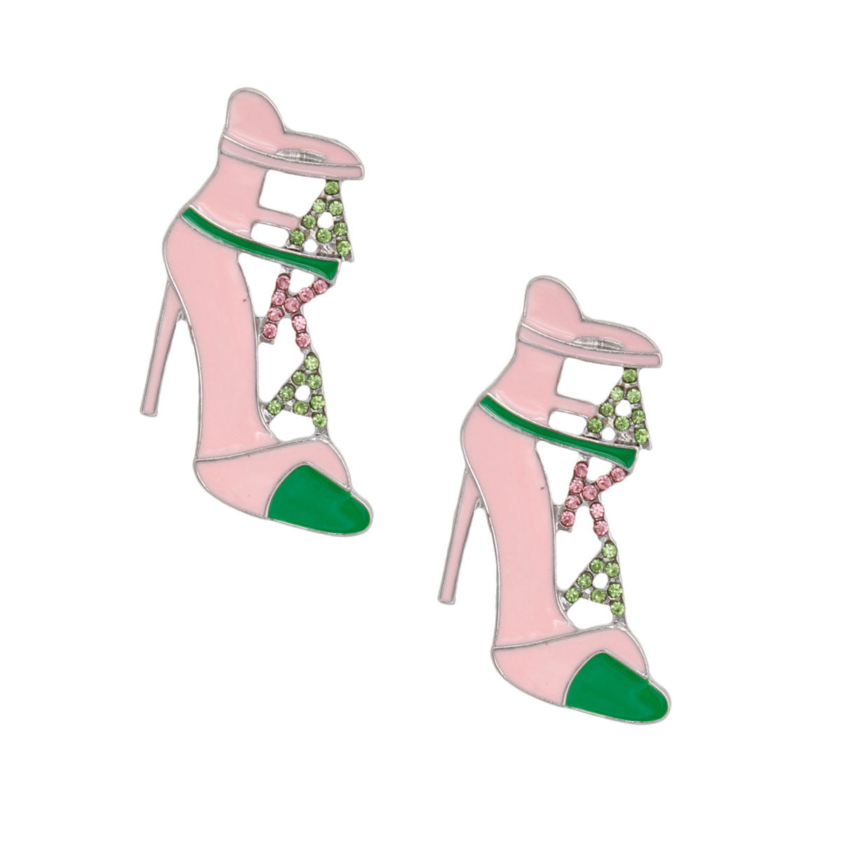 AKA Pink Green AKA Heel Studs