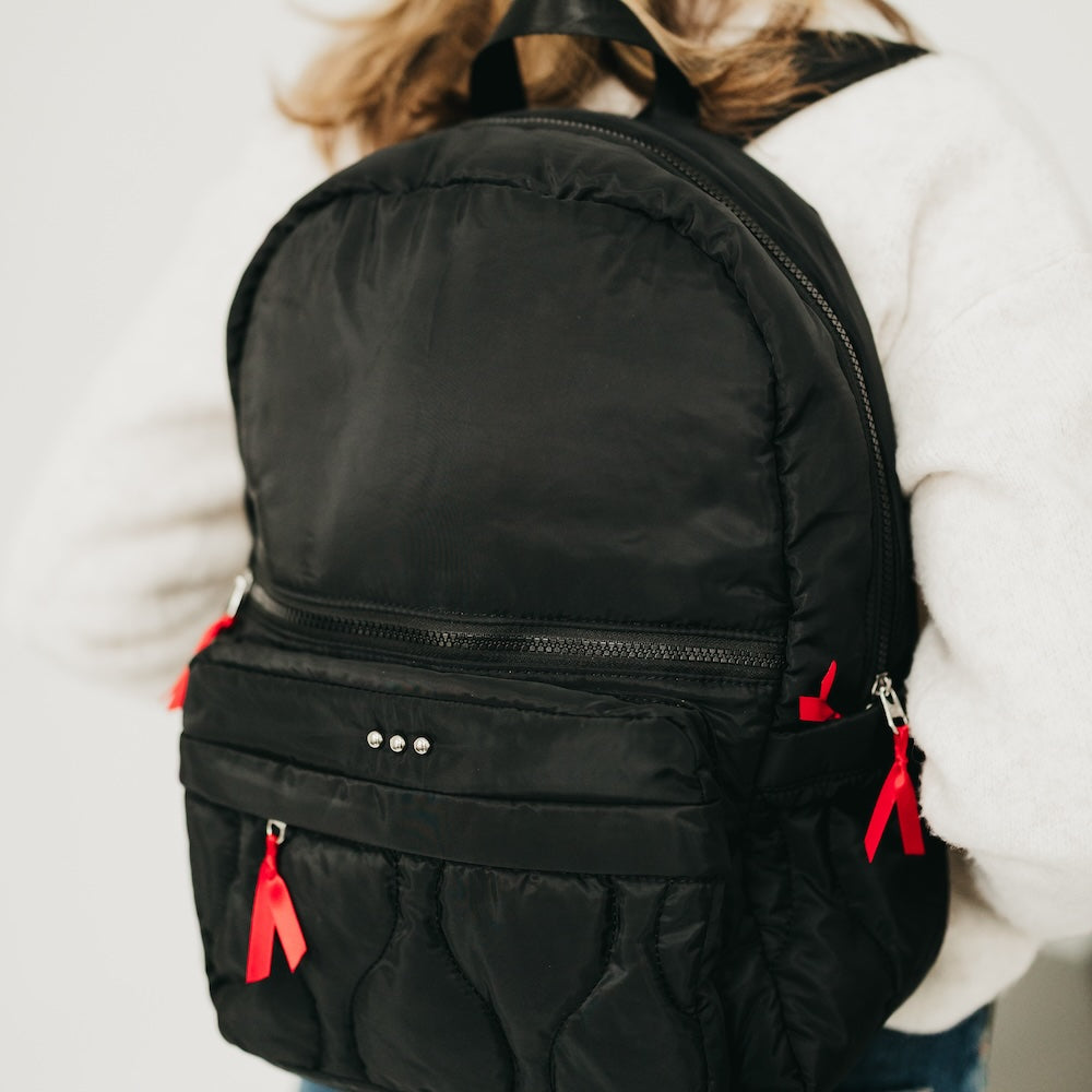 Go-To Organized Puffer Nylon Backpack