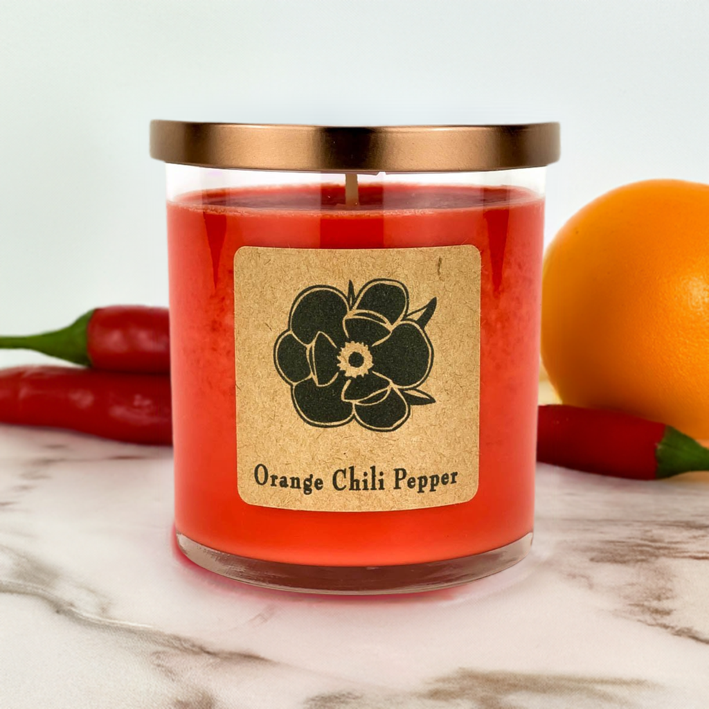 Orange Chili Pepper 10oz Soy Candle