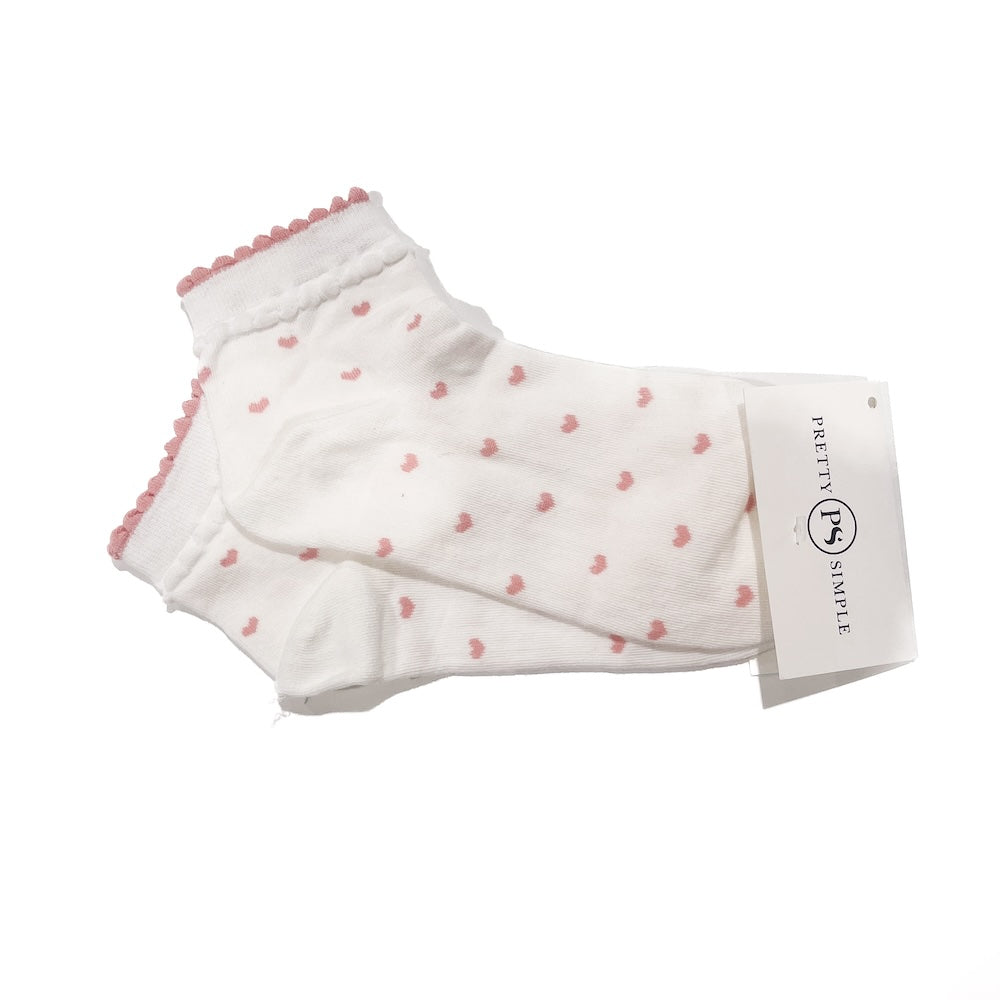 Valentines Day A Million Hearts Mid-Calf Socks