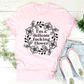 Playful Irony Quote T-Shirt – "I'm A Delicate Flower" Graphic Shirt