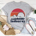 Cozy Homebody Aesthetic Shirt – "Indoorsy" Retro Graphic Tee