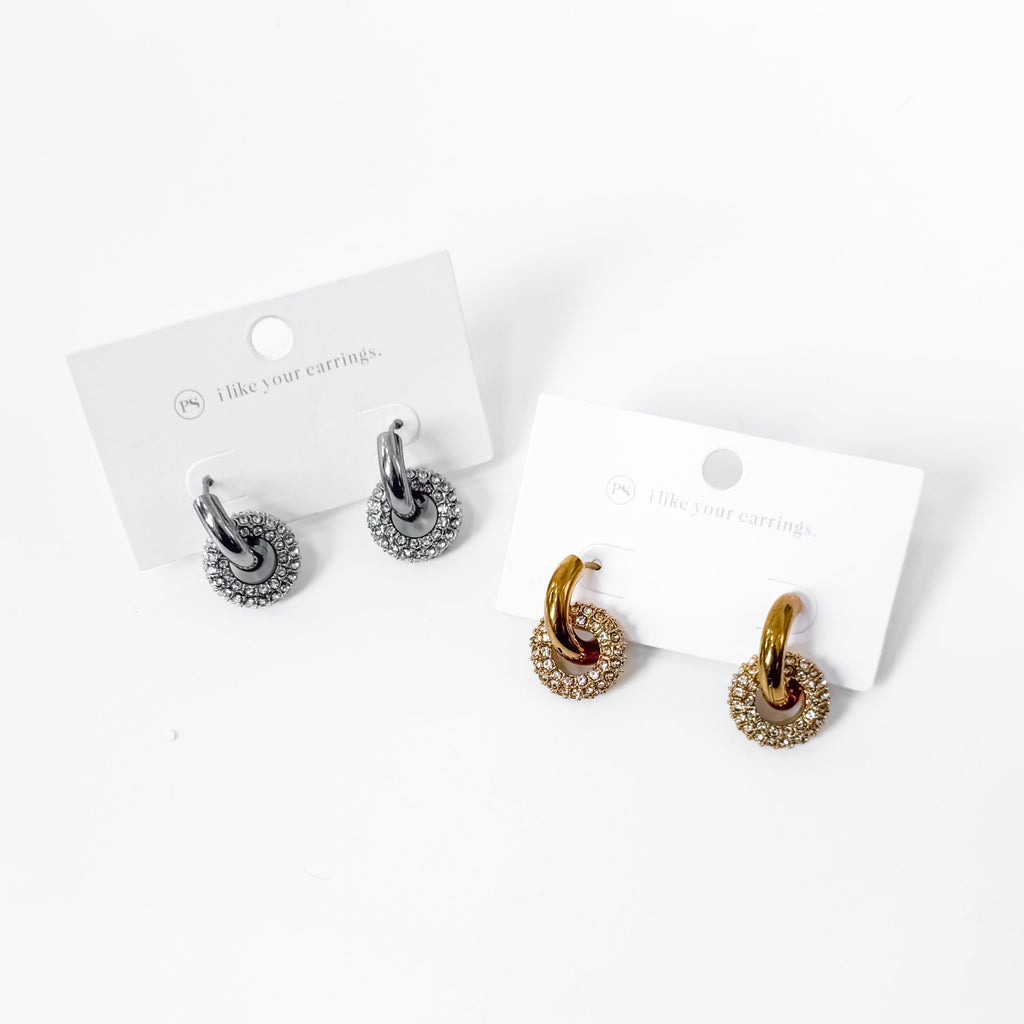 Ivy Interlock Hoop Earring - WATERPROOF