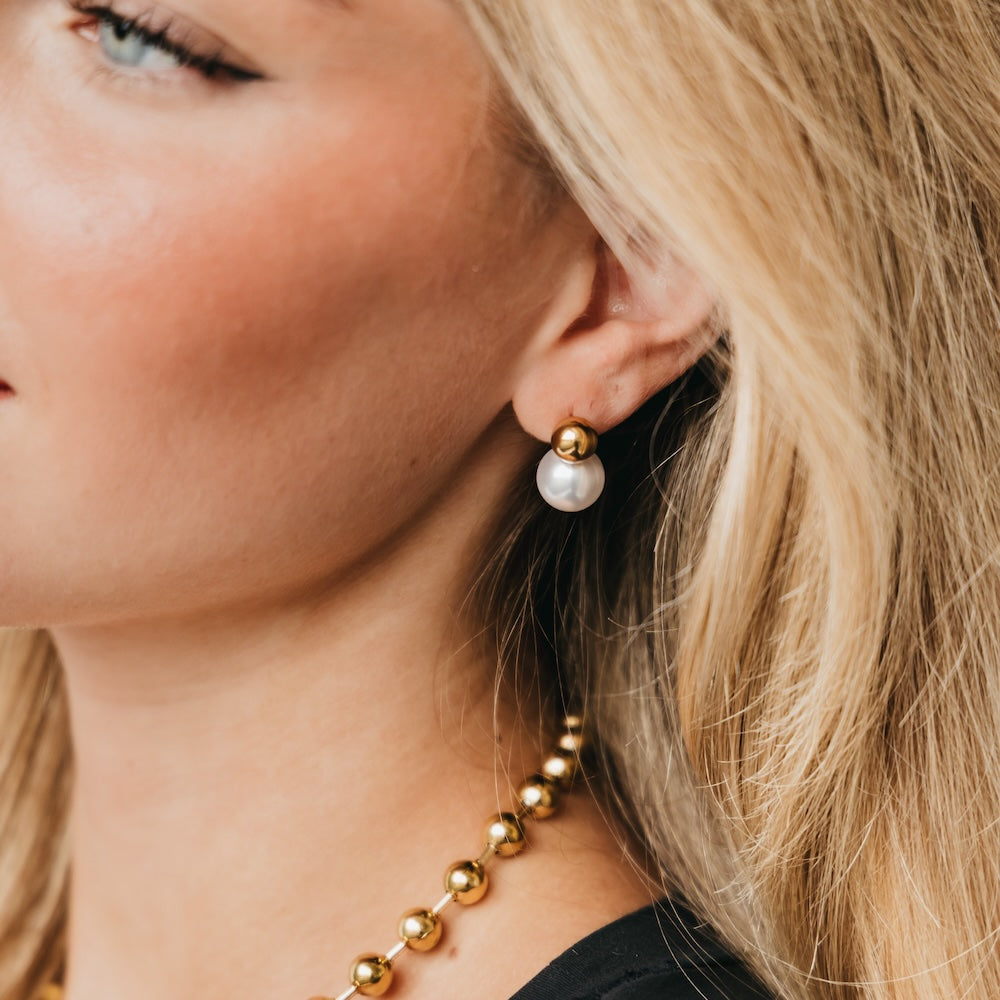 Kelly Pearl Drop Earrings - WATERPROOF