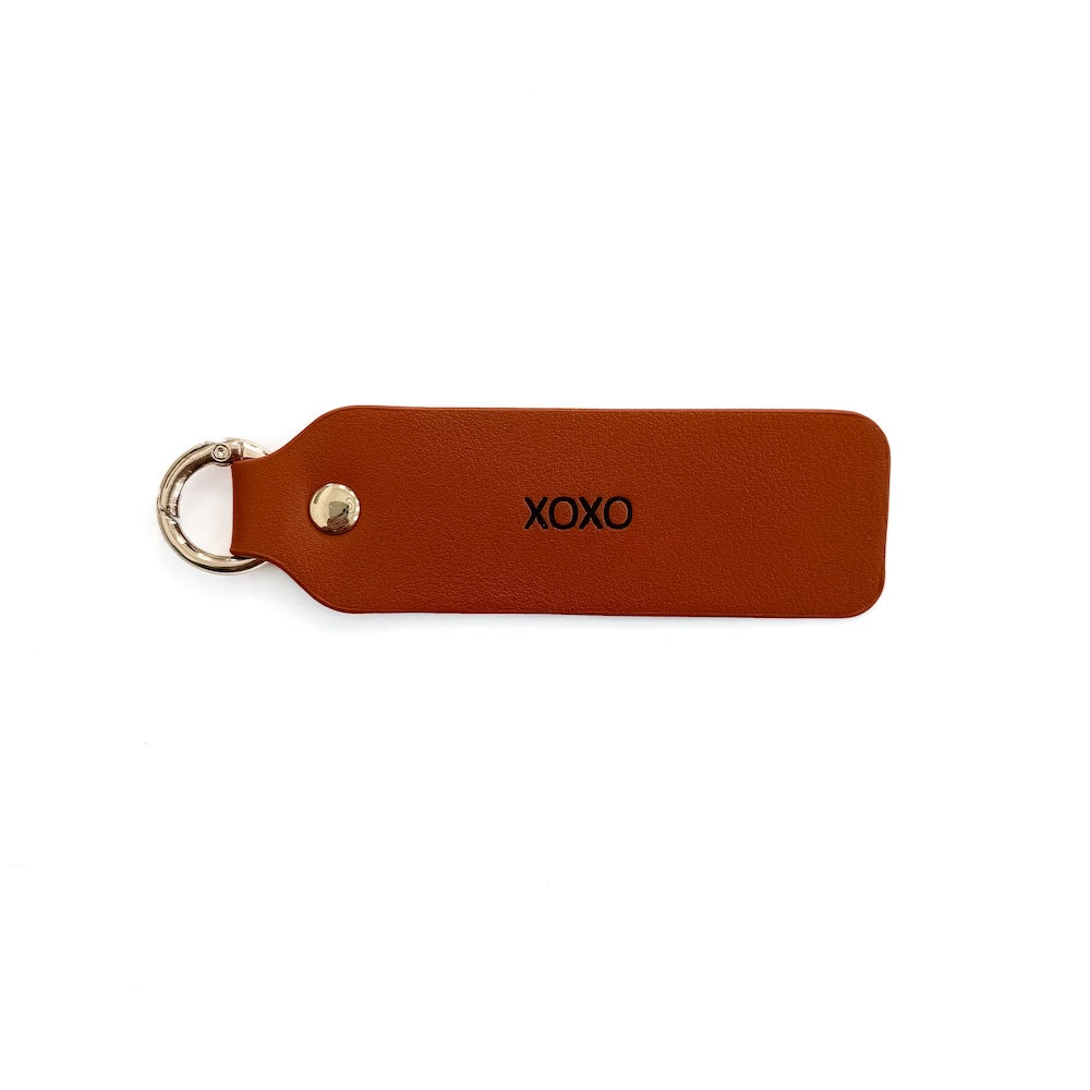Vegan Leather Kind Keychain