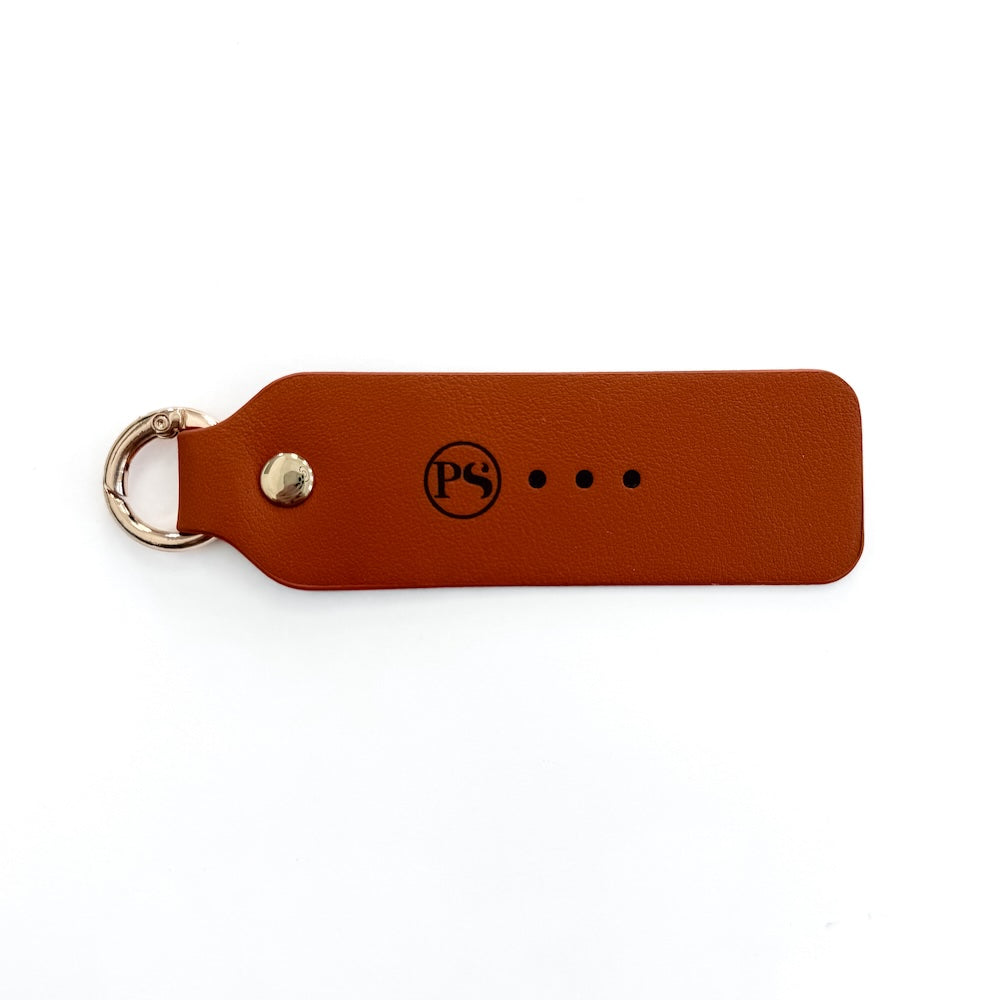 Vegan Leather Kind Keychain