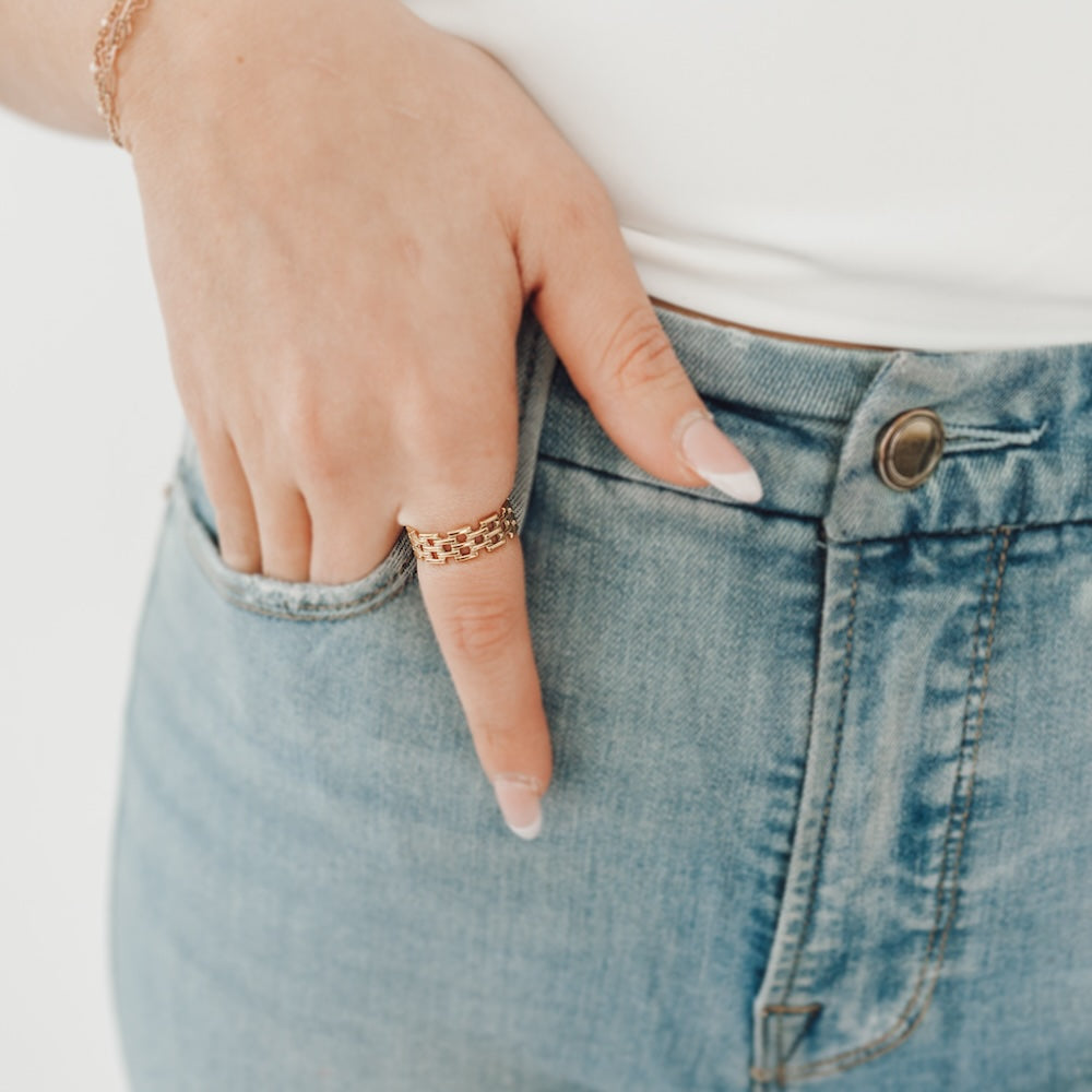 Lennon Lattice Ring WATERPROOF