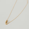 Linked with Diamonds Chain Necklace - WATERPROOF